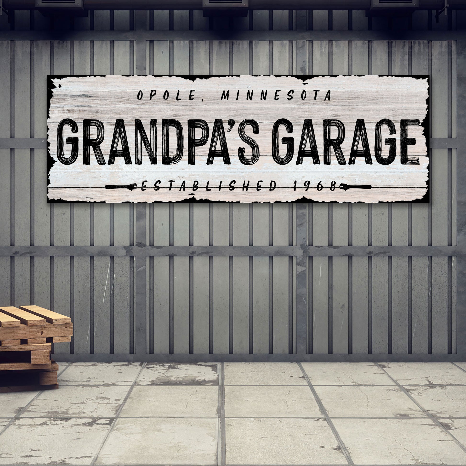 Grandpa Garage Sign II - Image by Tailored Canvases