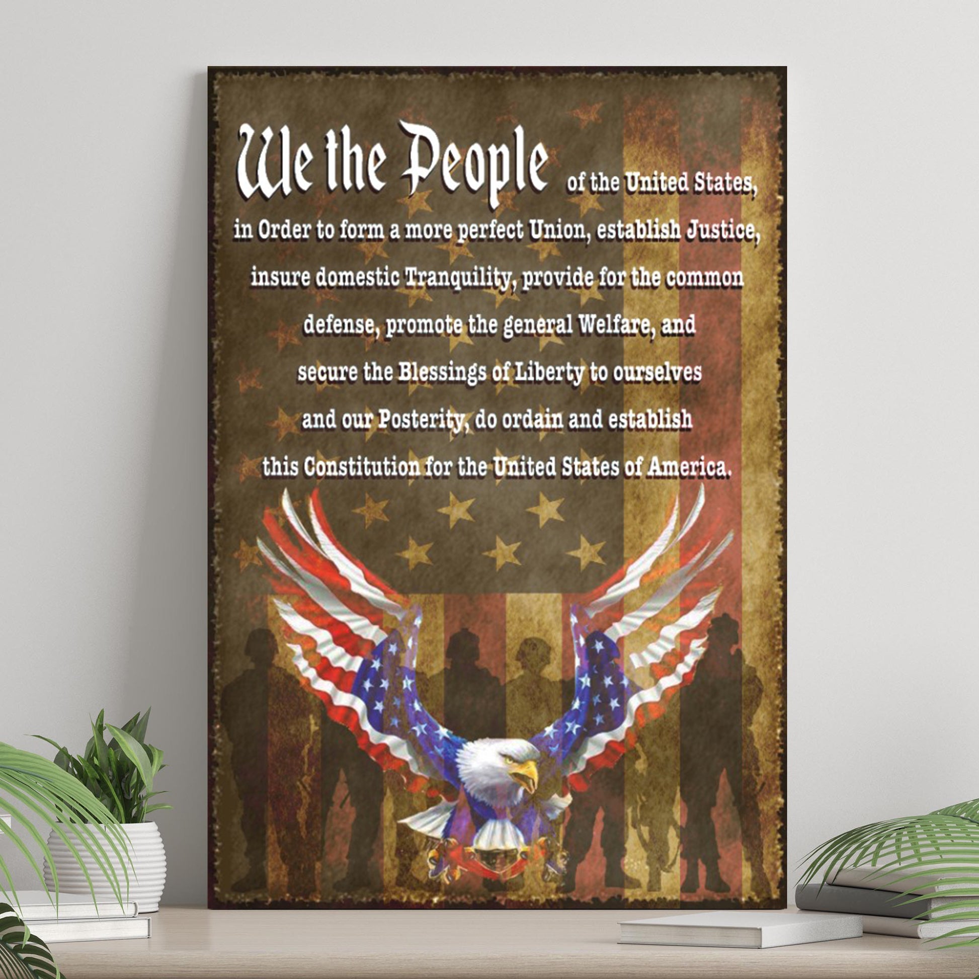 We The People Of The United States Sign  - Image by Tailored Canvases