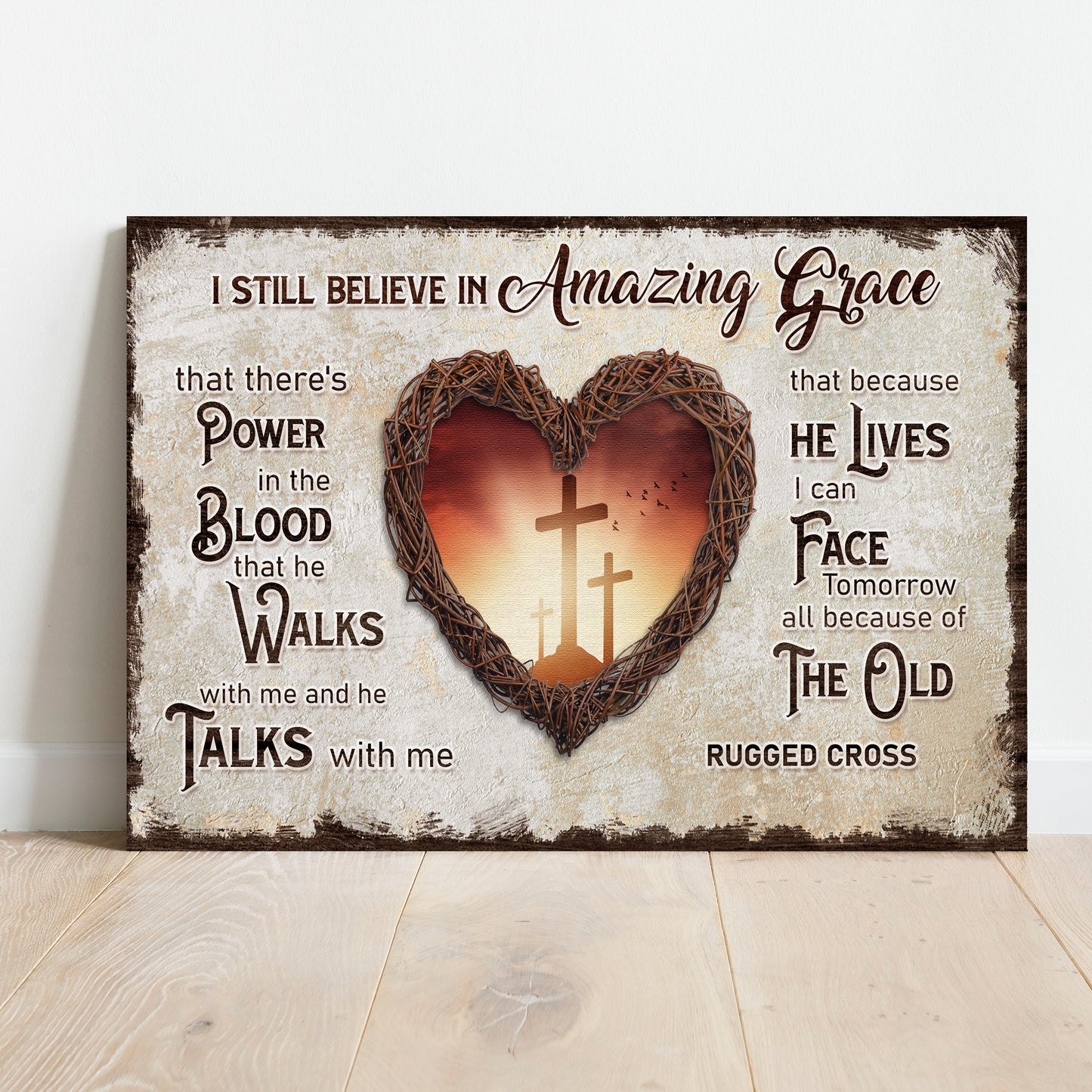 I Still Believe In Amazing Grace Sign V - Image by Tailored Canvases