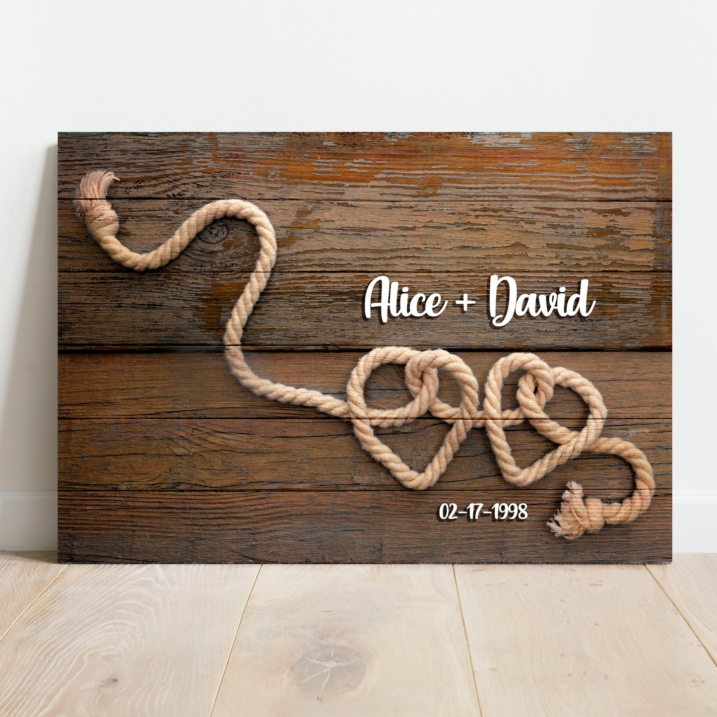 Love Knot Couple Sign  - Image by Tailored Canvases