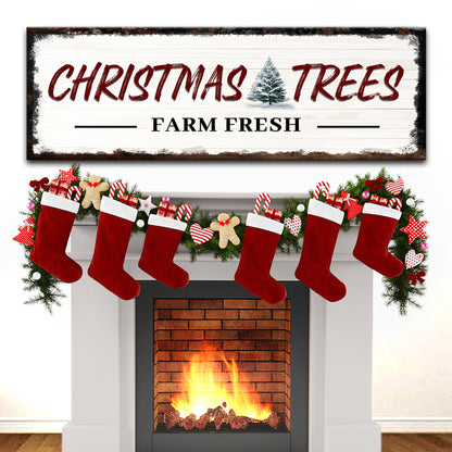 Farm Fresh Christmas Tree Sign II Style 1 - Image by Tailored Canvases 