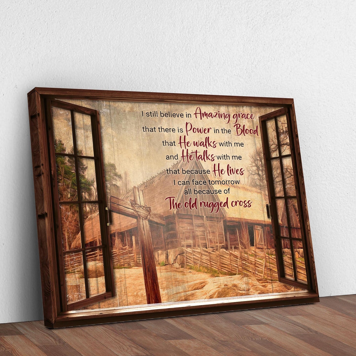 I Still Believe In Amazing Grace Sign VII Style 1 - Image by Tailored Canvases