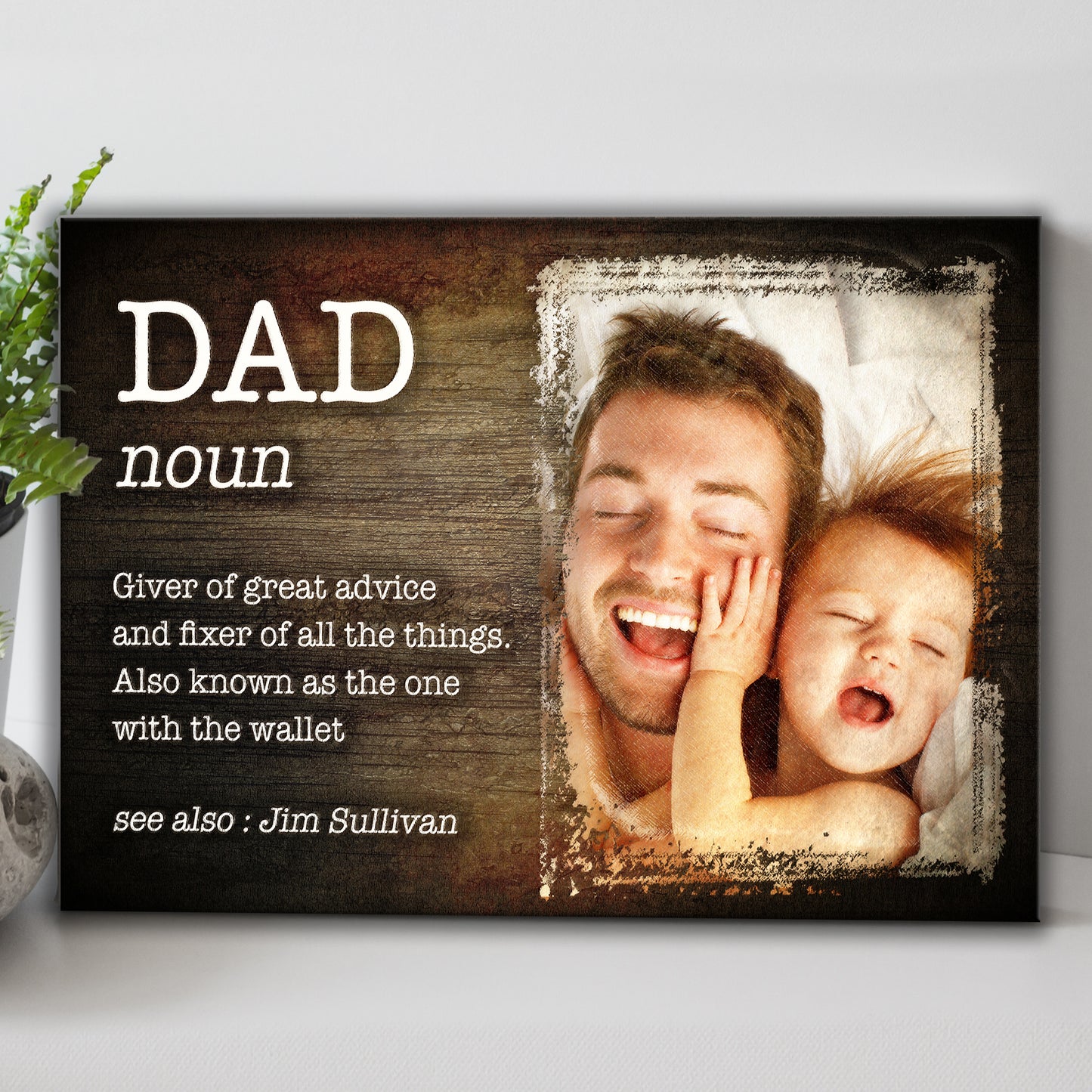 Fixer Of All Things Happy Father's Day Sign - Image by Tailored Canvases