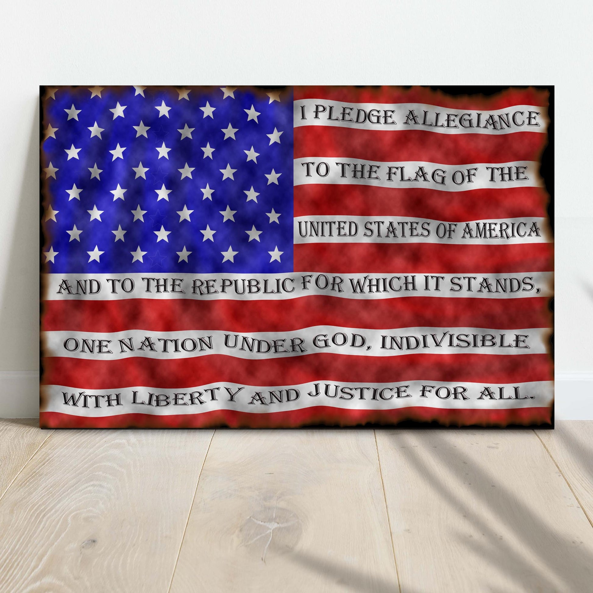 I Pledge Allegiance Sign - Image by Tailored Canvases