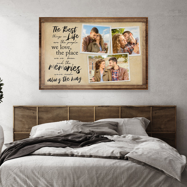 The Best things In Life Sign IV | Customizable Canvas by Tailored Canvases