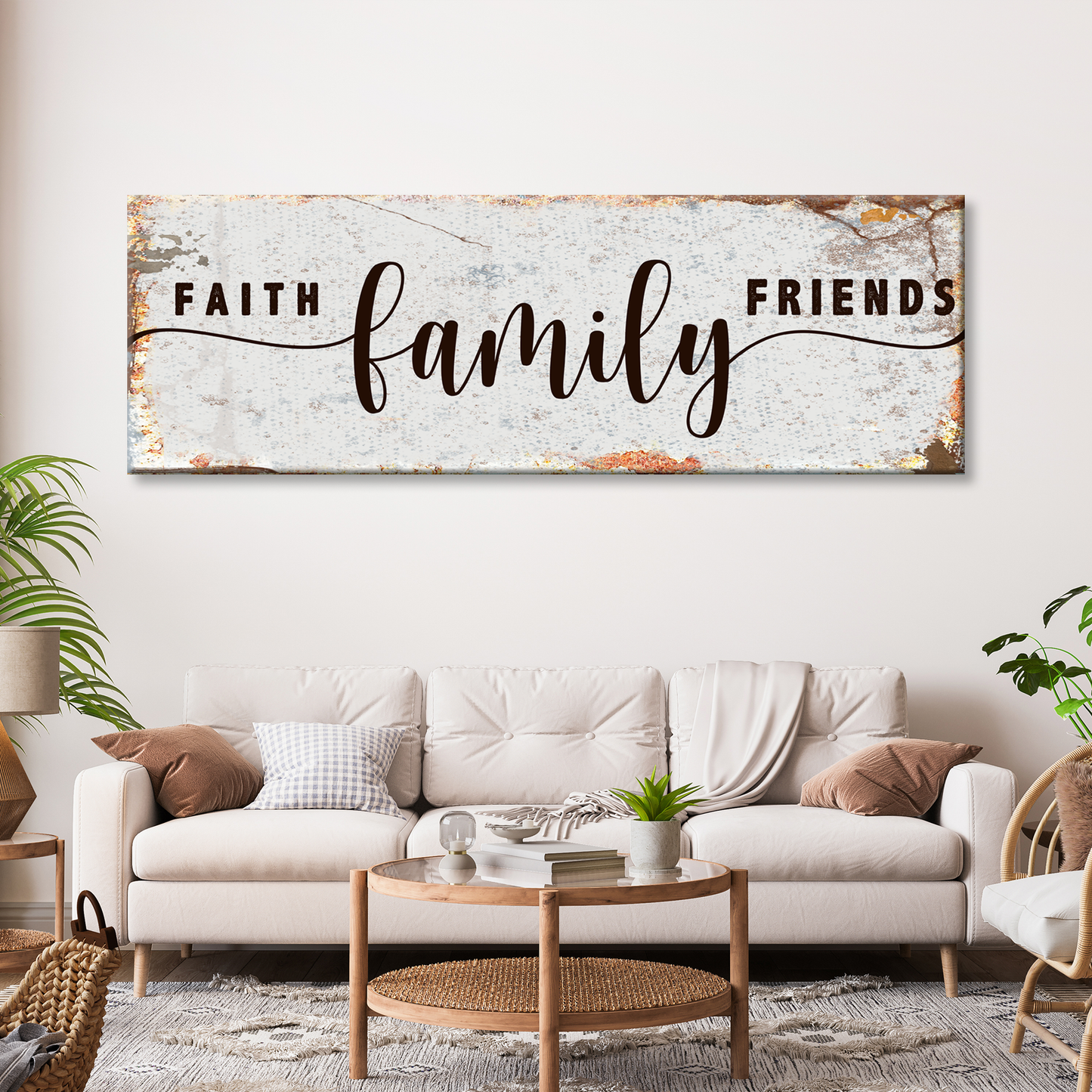 Faith Family Friends Sign II - Image by Tailored Canvases