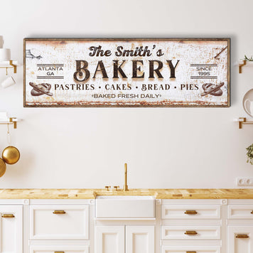 Personalized Bakery Sign Farmhouse