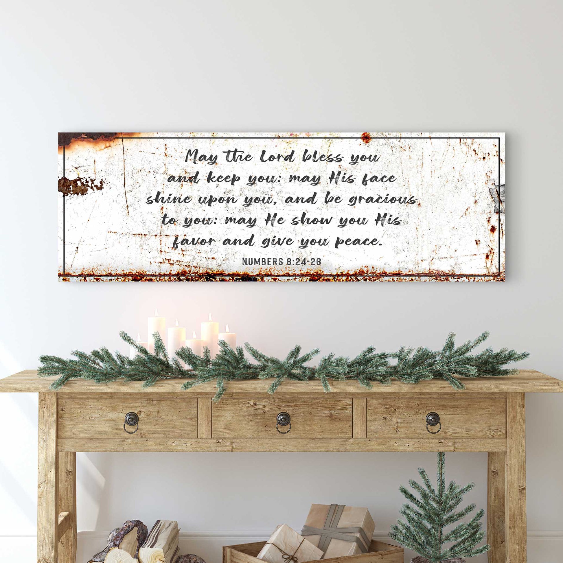 May The Lord Bless You Sign - Image by Tailored Canvases