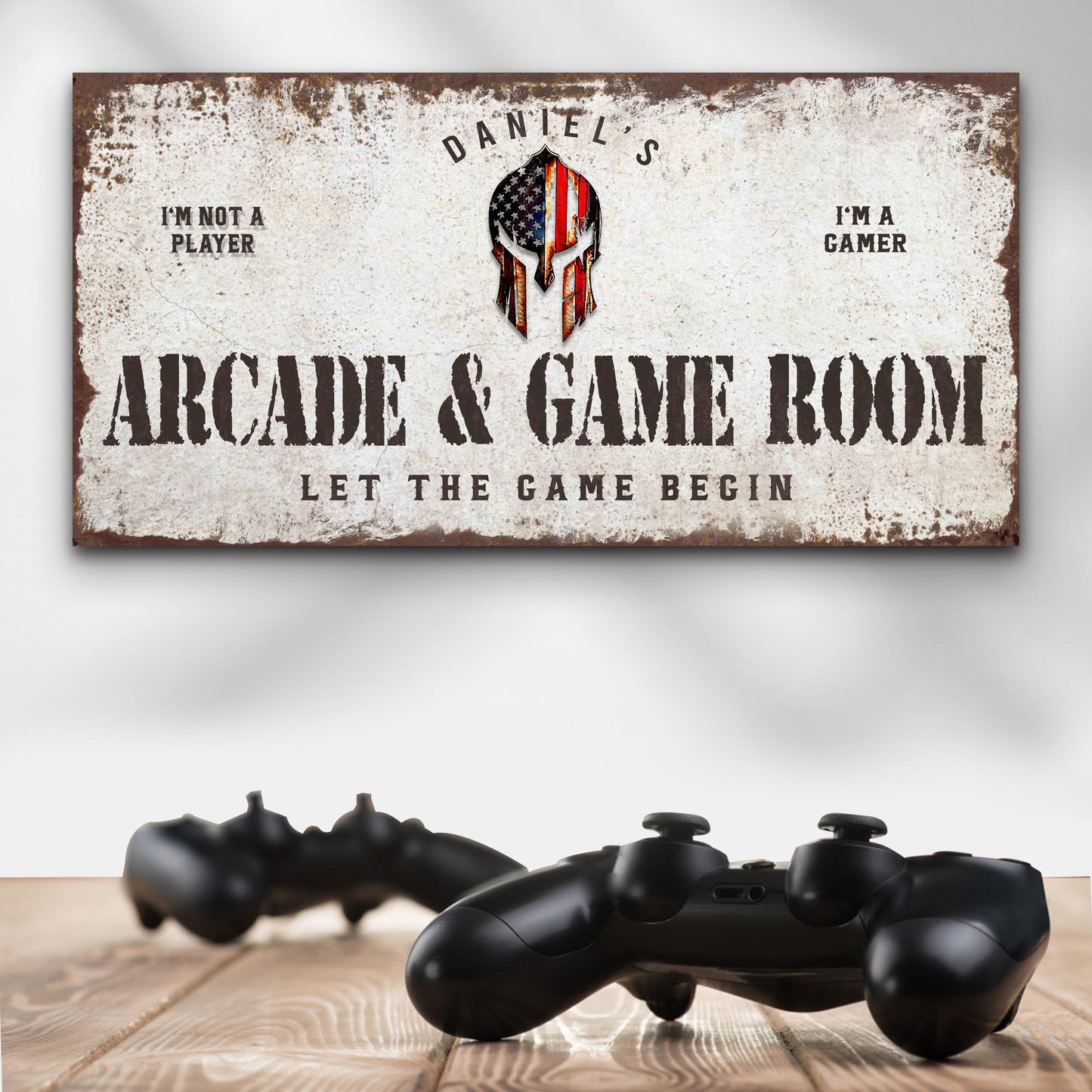 Arcade Room Sign  - Image by Tailored Canvases