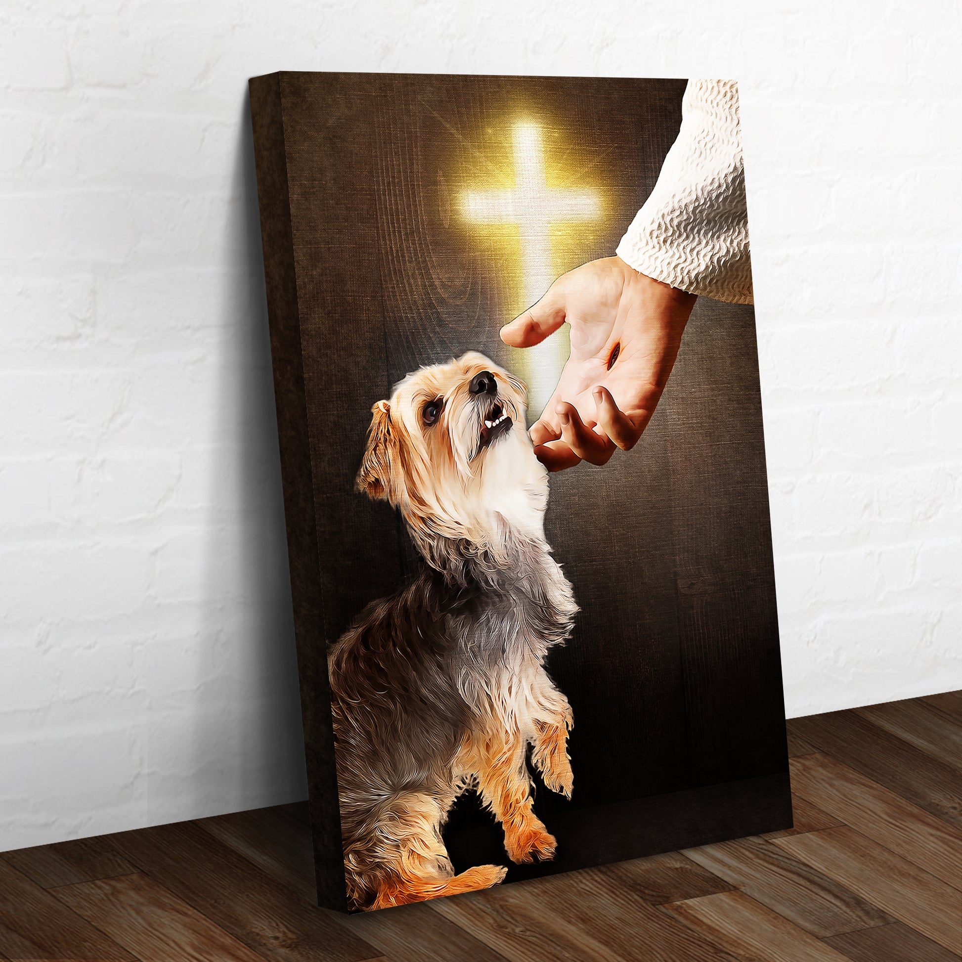 God Loves All Animals Canvas Wall Art Style 1 - Image by Tailored Canvases