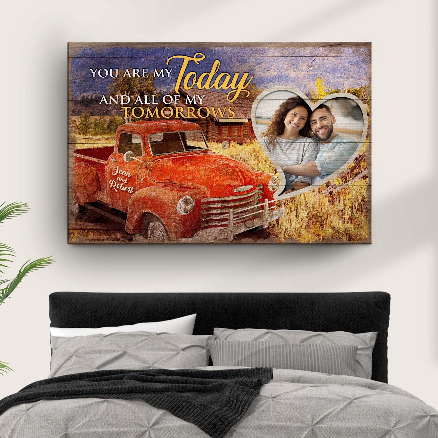 You Are My Today And All Of My Tomorrows Couple Sign Style 1 - Image by Tailored Canvases