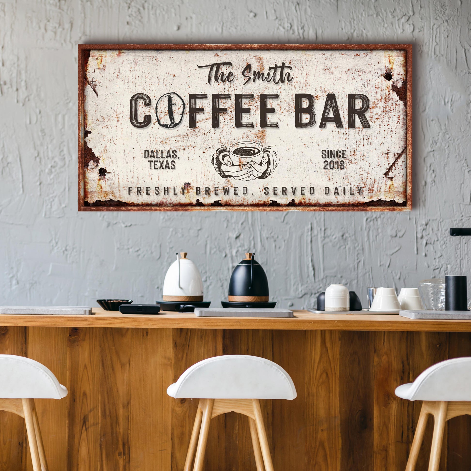 Coffee Bar Sign IV - Image by Tailored Canvases