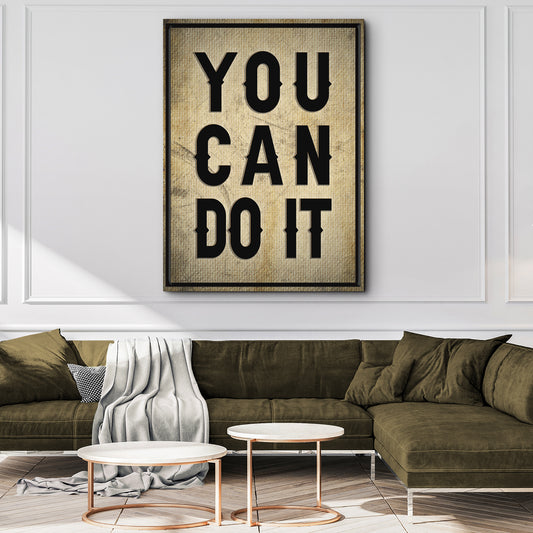 You Can Do It Sign II Style 1 - Image by Tailored Canvases