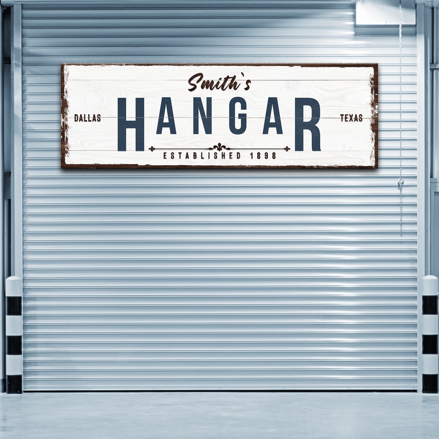 Hangar Sign - Image by Tailored Canvases