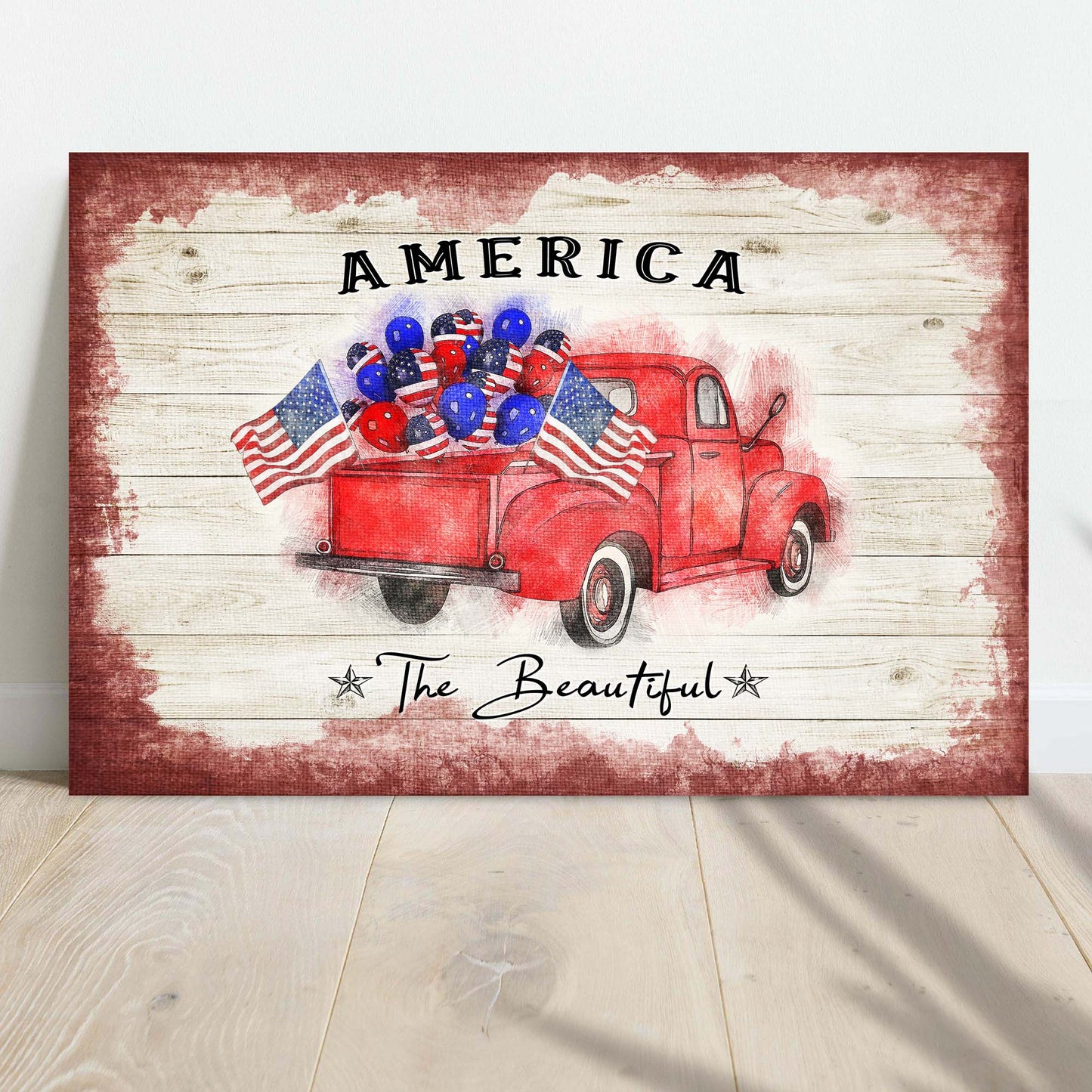 America The Beautiful Sign II - Image by Tailored Canvases
