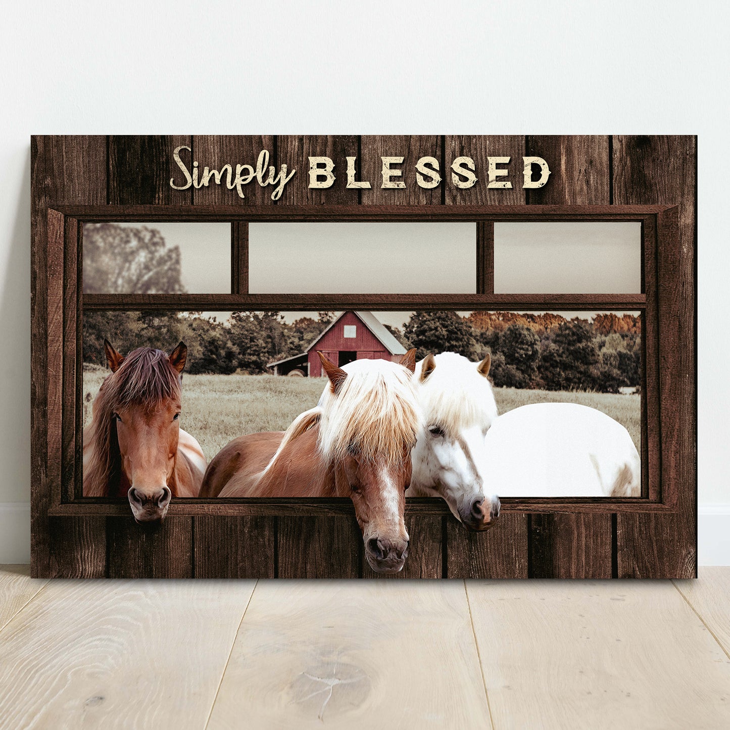 Simply Blessed Sign III  - Image by Tailored Canvases