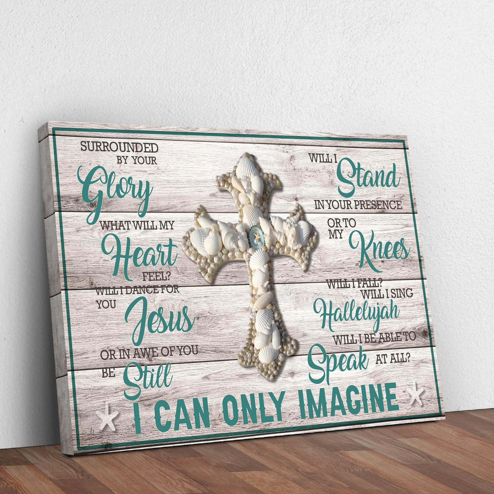 I Can Only Imagine Jesus Sign Style 1 - Image by Tailored Canvases