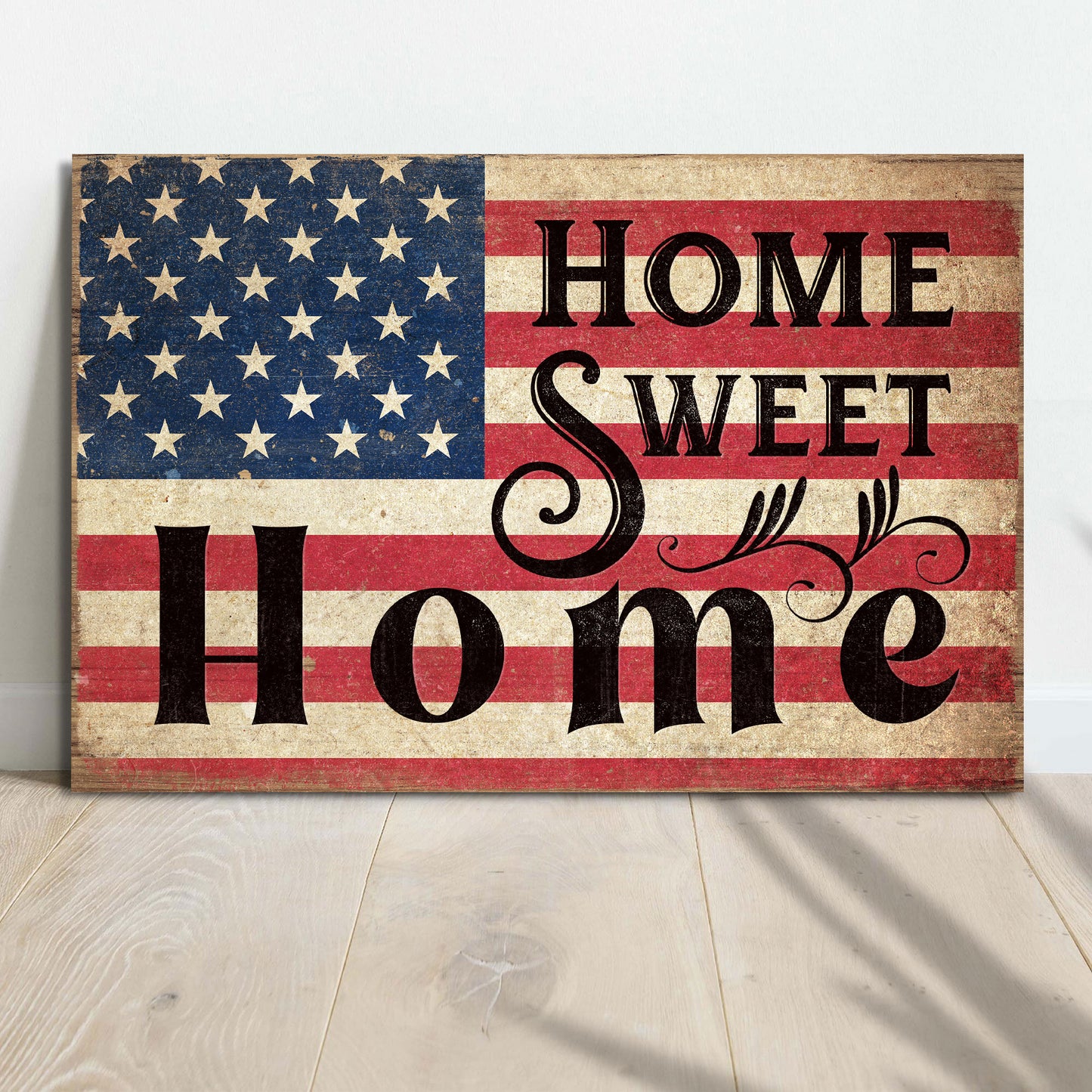 Home Sweet Home Sign IV Style 1 - Image by Tailored Canvases