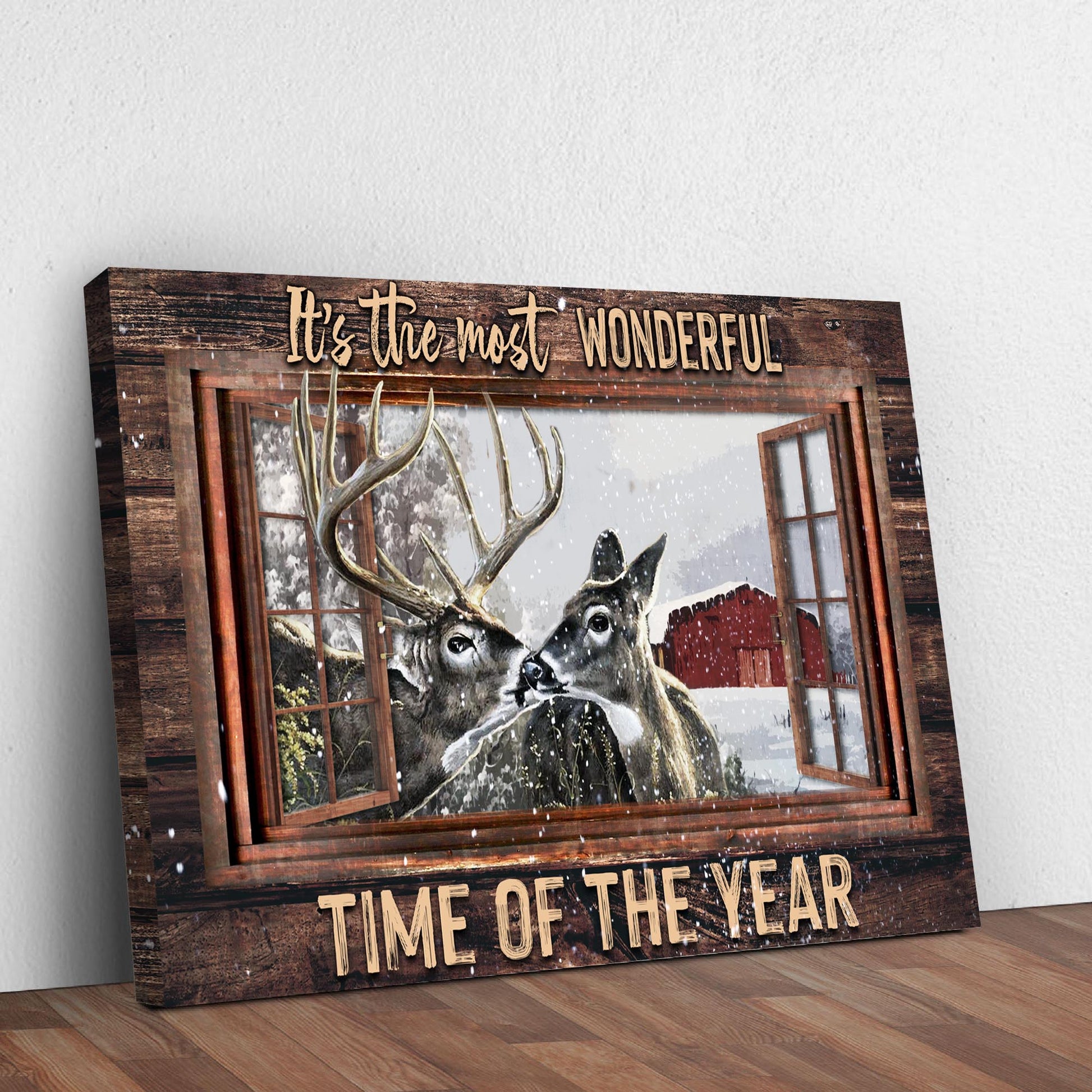 It's The Most Wonderful Time Of The Year Sign X Style 1 - Image by Tailored Canvases