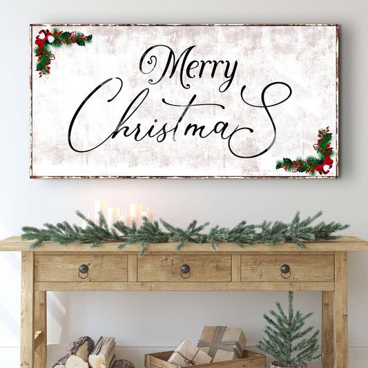 Merry Christmas Sign III - Image by Tailored Canvases