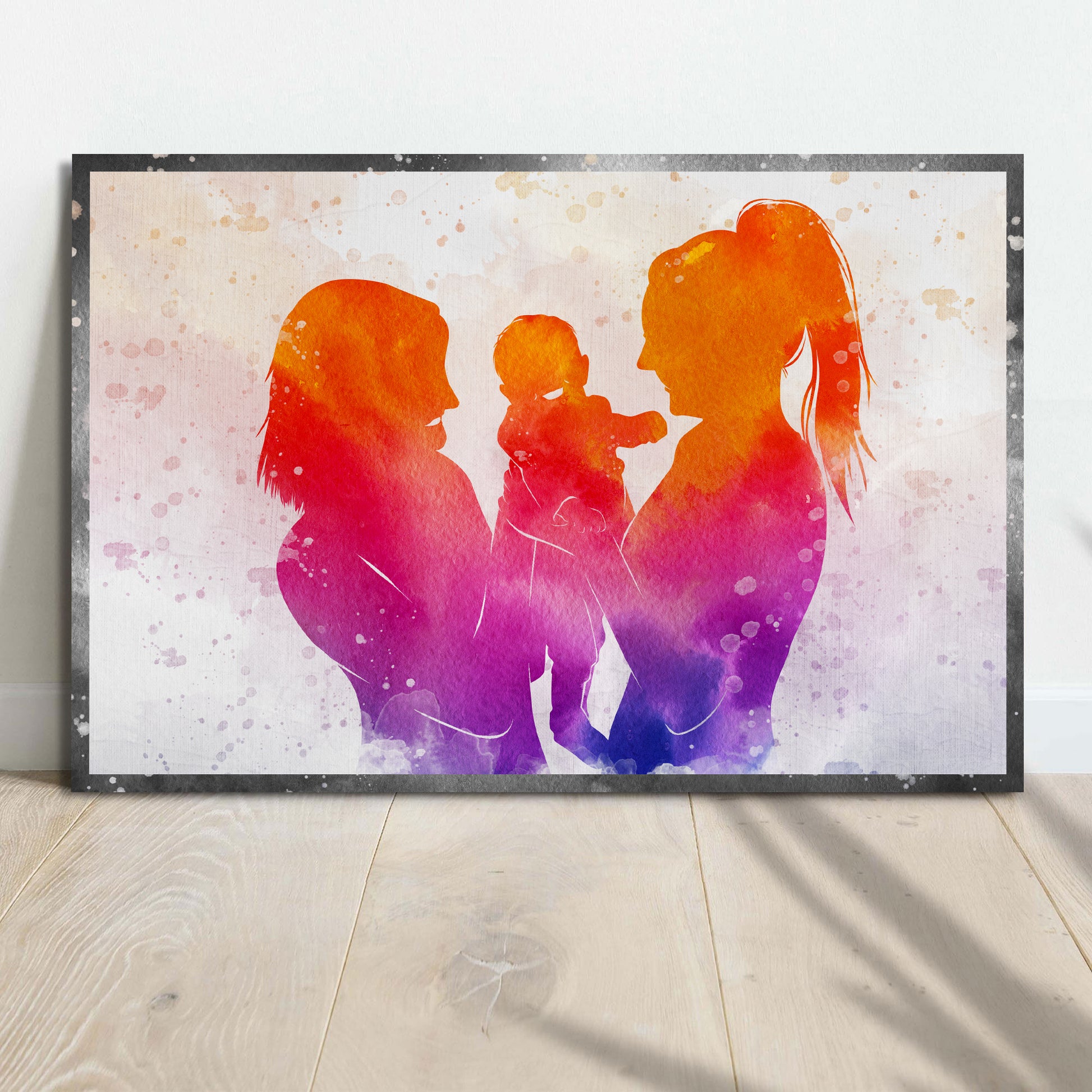 To My Two Moms Canvas Wall Art - Image by Tailored Canvases