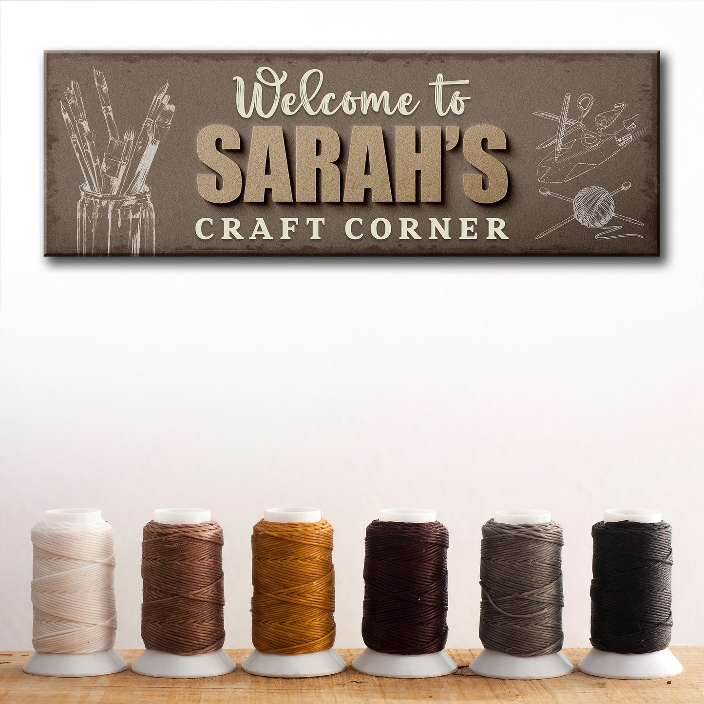 Craft Room Sign | Customizable Canvas - Image by Tailored Canvases