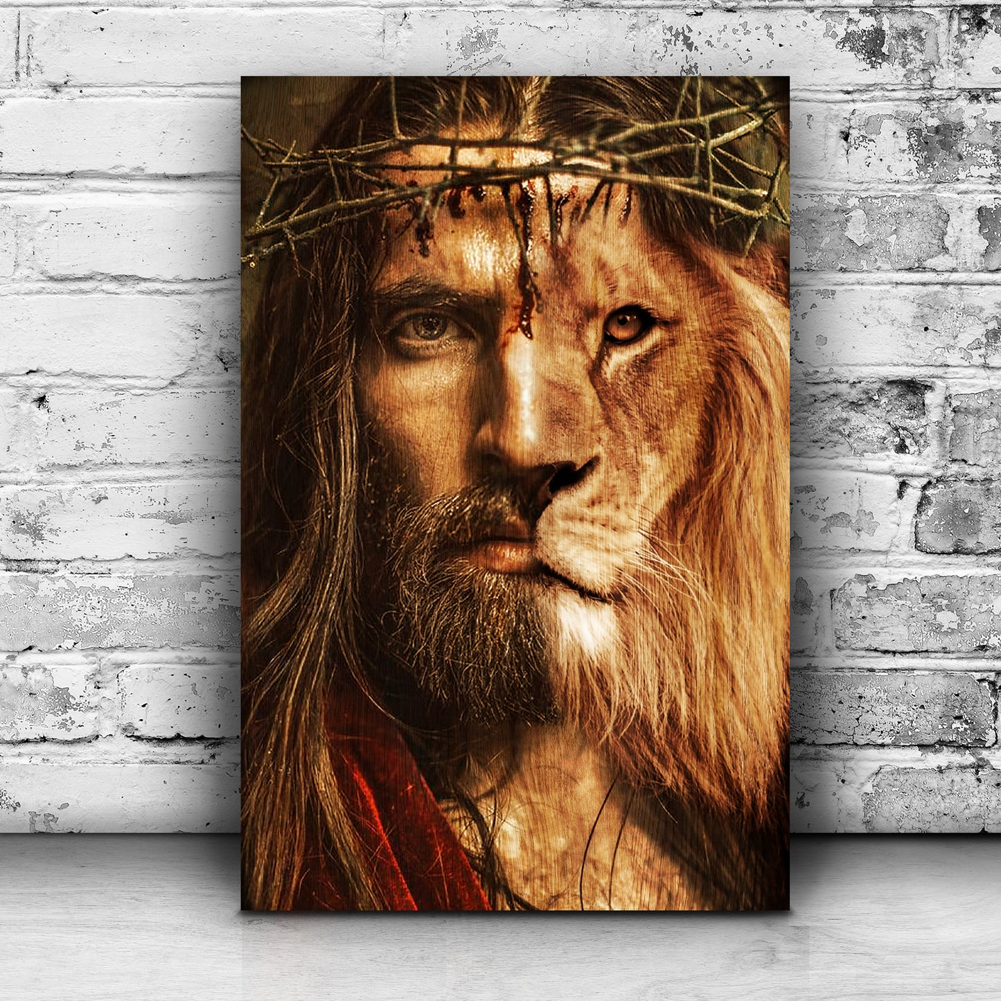 The Lion of Juddah (READY TO HANG) - Wall Art Image by Tailored Canvases