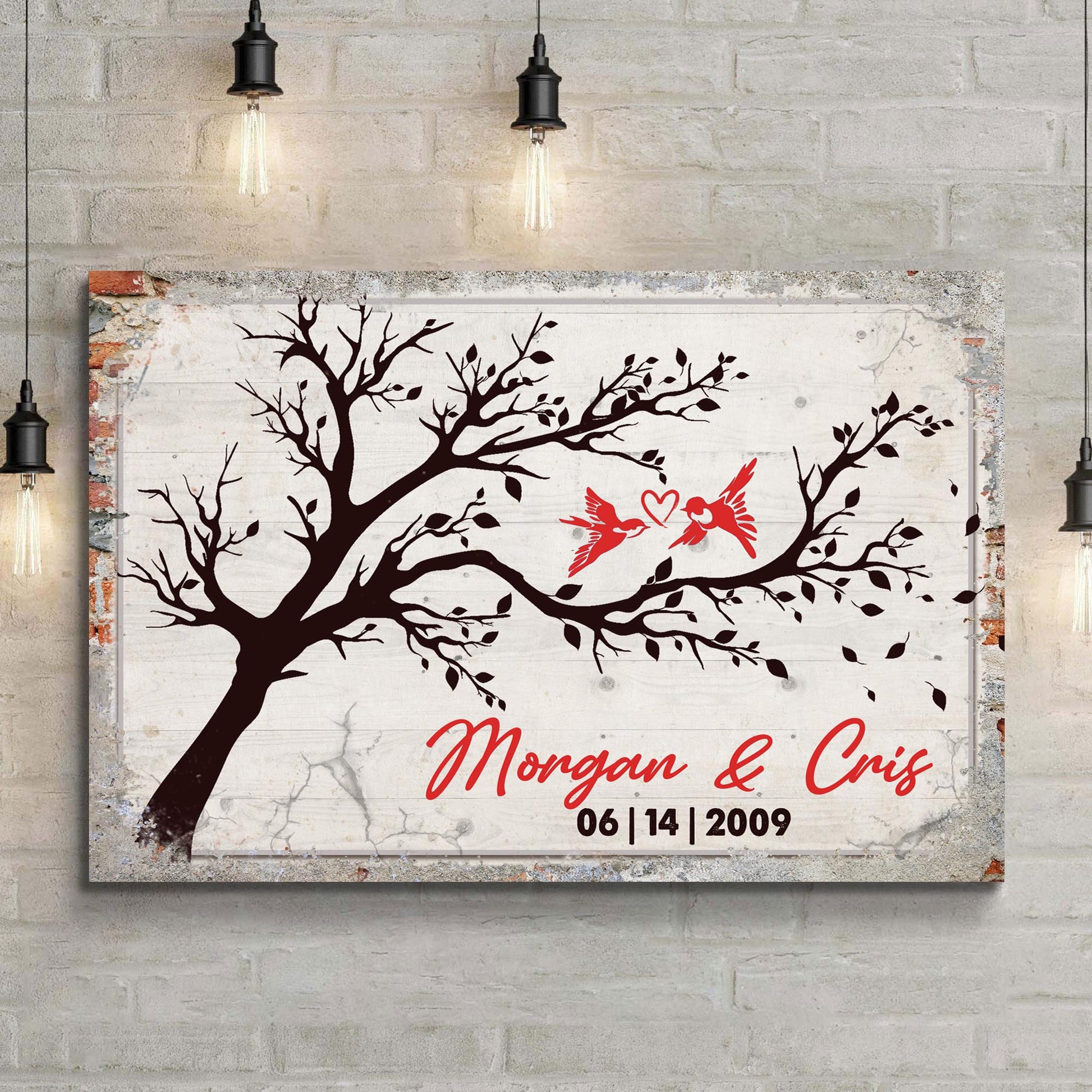Love Birds Couple Sign II  - Image by Tailored Canvases