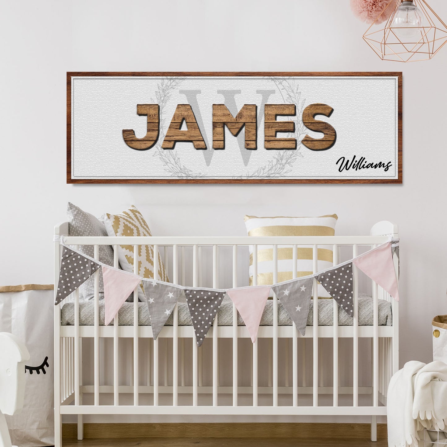 Kid's Room Name Sign II - Image by Tailored Canvases