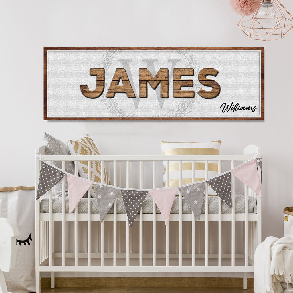 Kid's Room Name Sign II | Customizable Canvas by Tailored Canvases