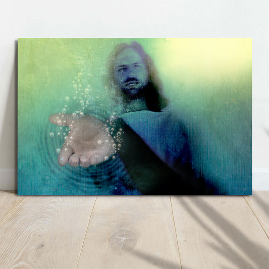 Walk With Jesus In Faith Canvas Wall Art  - Image by Tailored Canvases