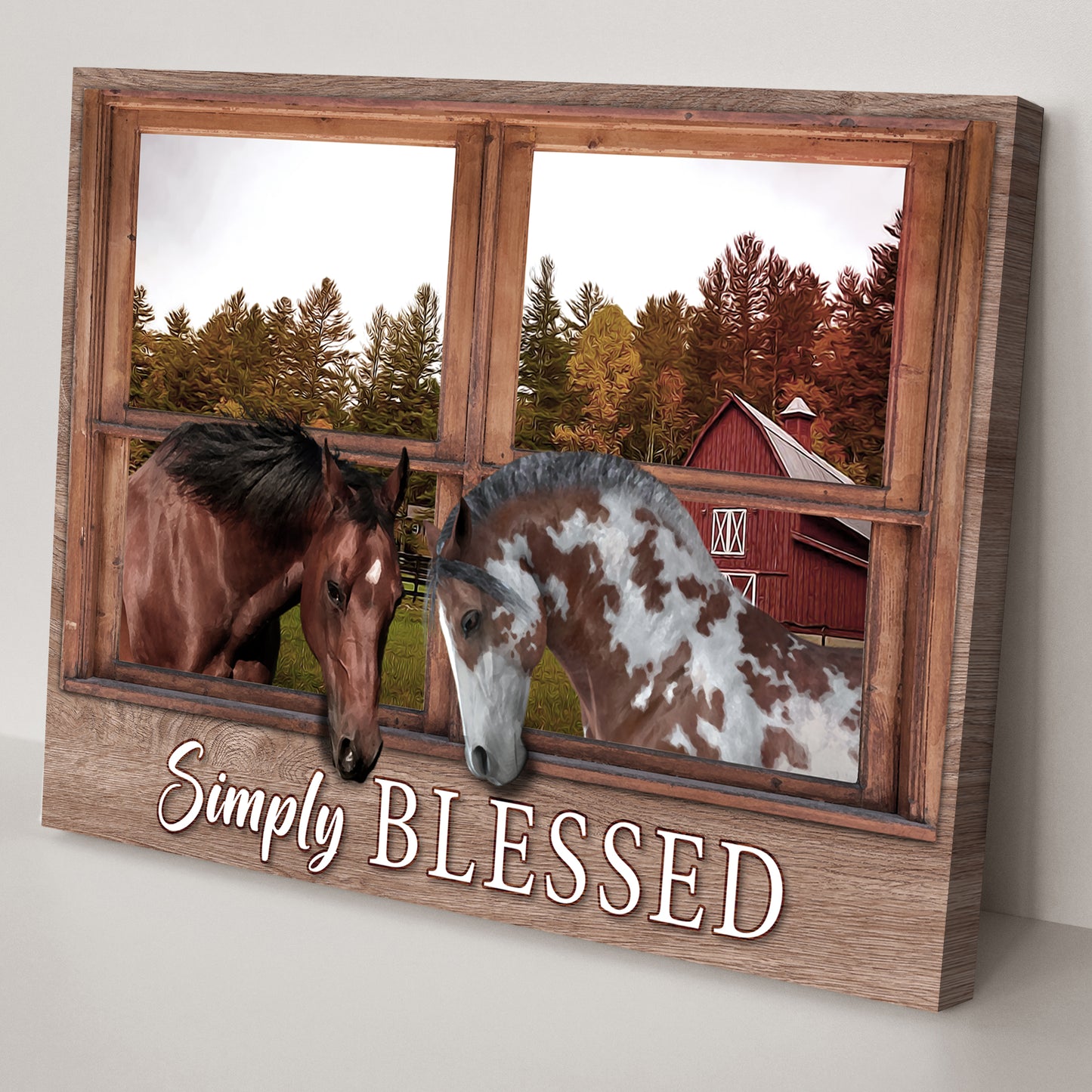 Simply Blessed Sign IV Style 1 - Image by Tailored Canvases