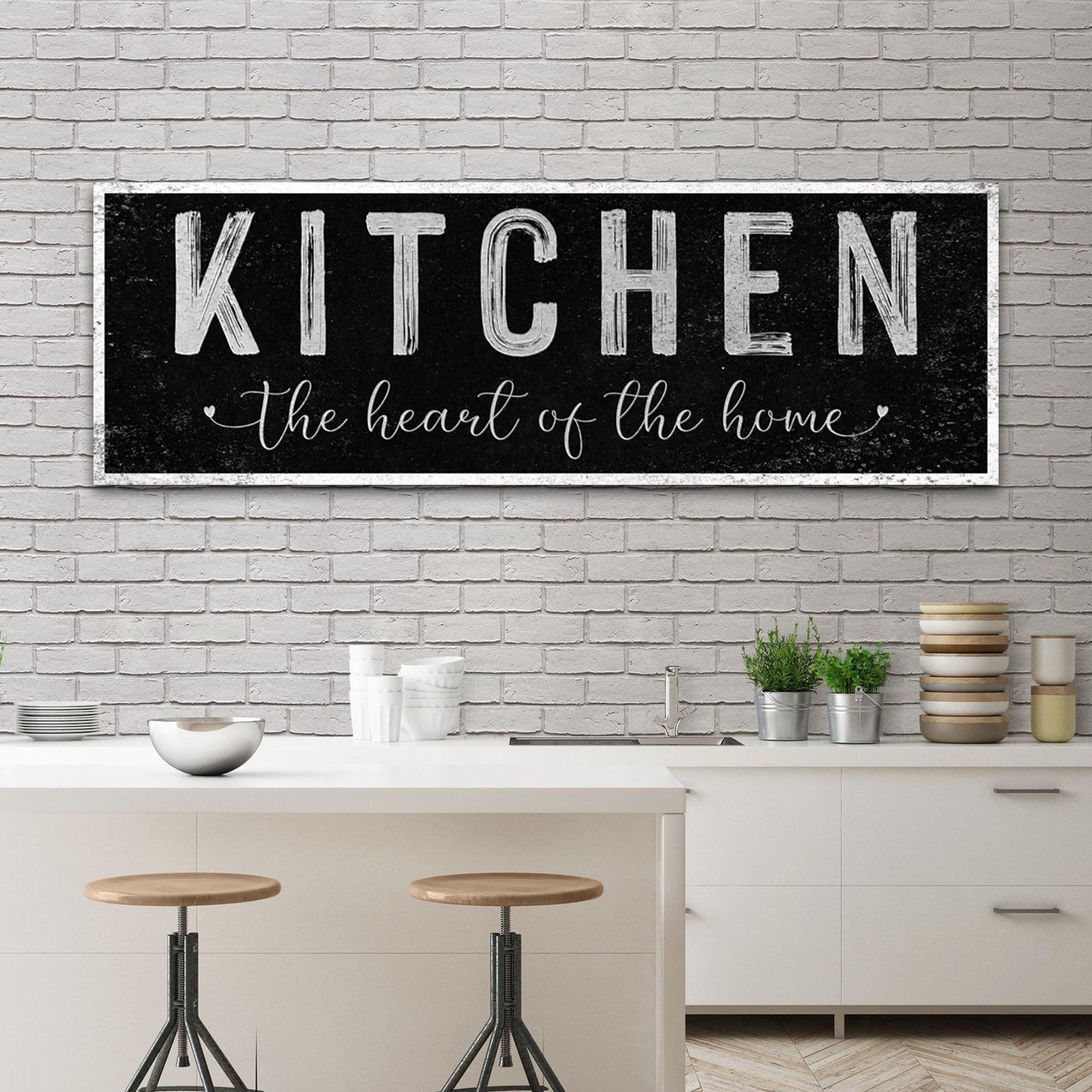Kitchen Is The Heart Of The Home Sign III - Image by Tailored Canvases