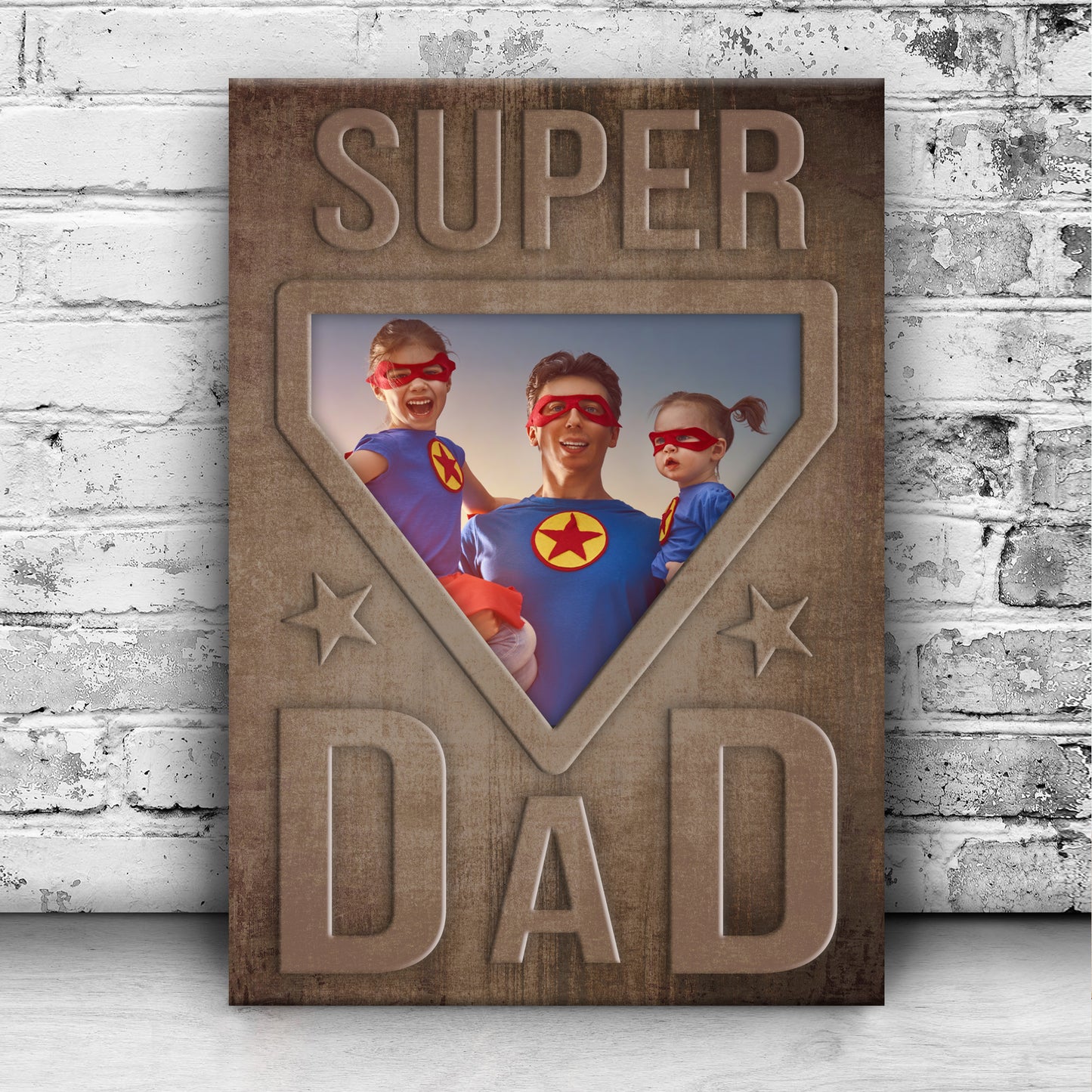 Super Dad Happy Father's Day Sign II  - Image by Tailored Canvases