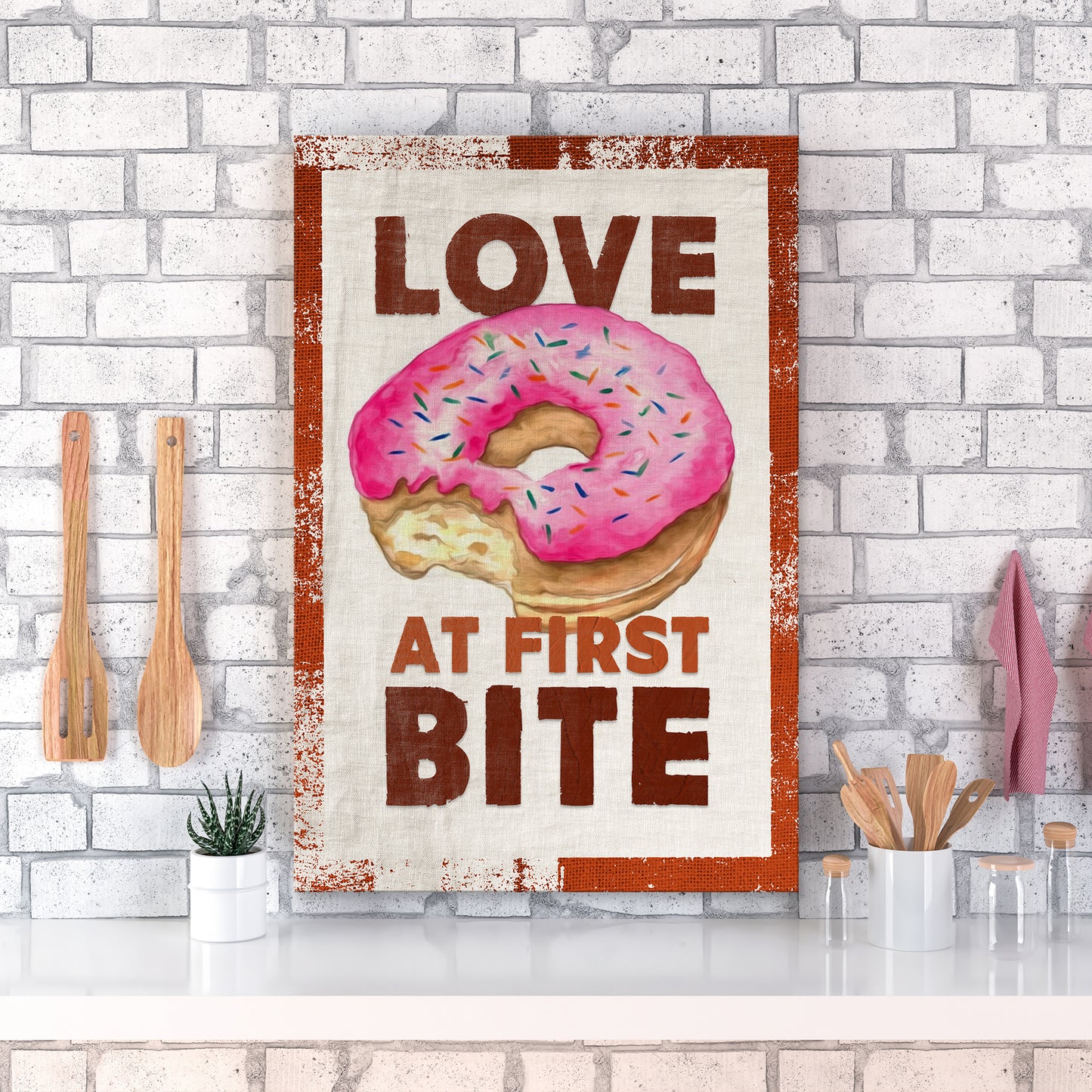 Love At First Bite Sign - Image by Tailored Canvases