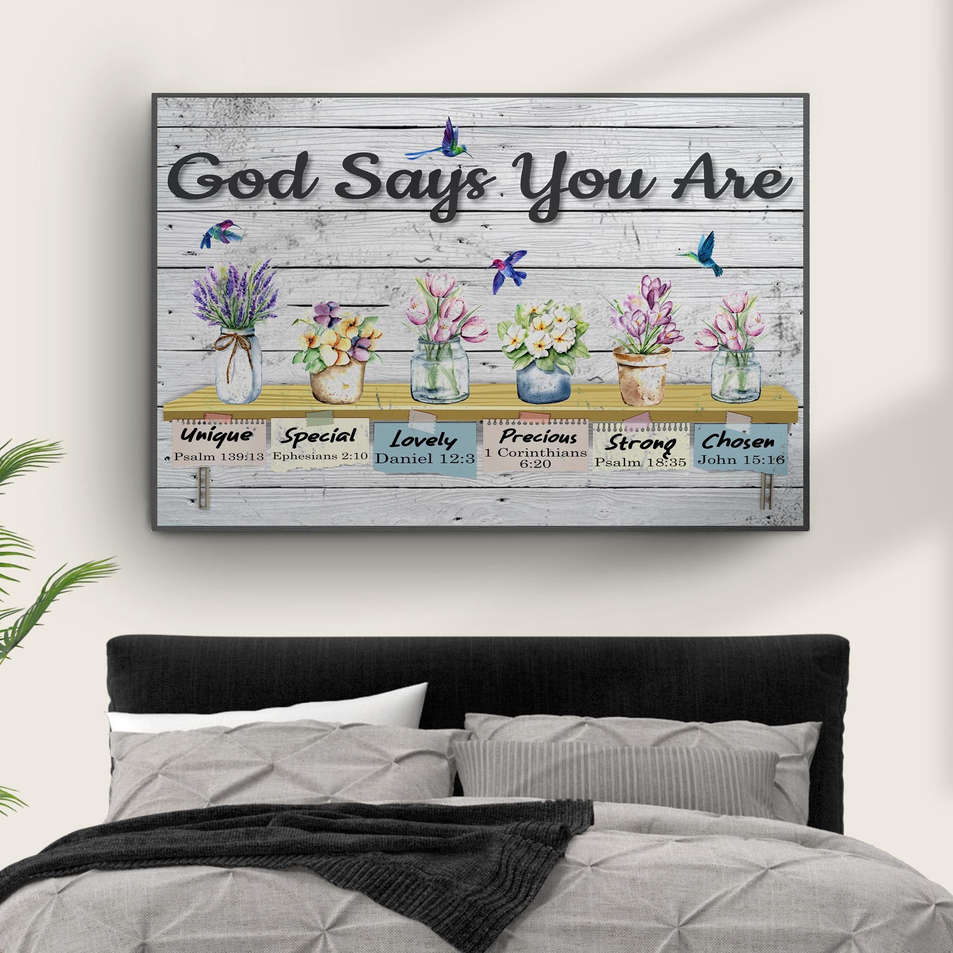 God Says You Are Sign IV Style 1 - Image by Tailored Canvases