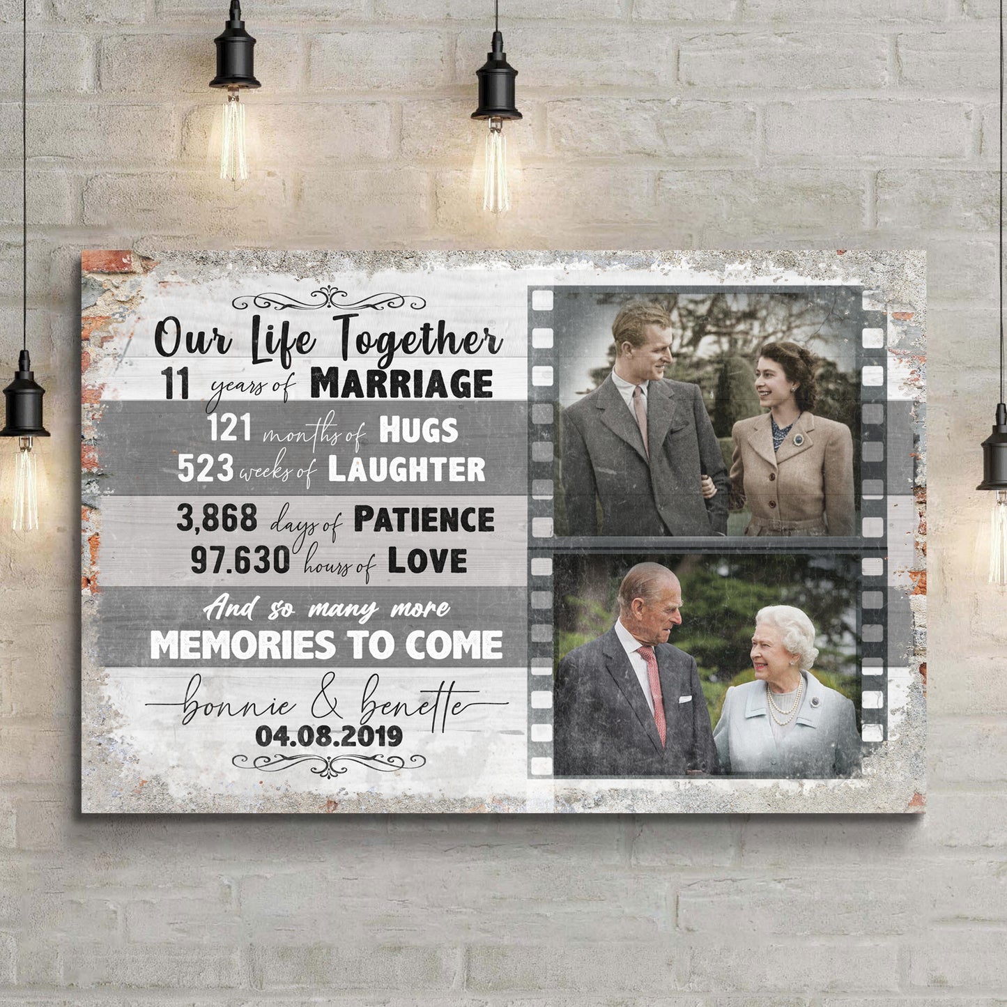 Our Life Together Sign  - Image by Tailored Canvases