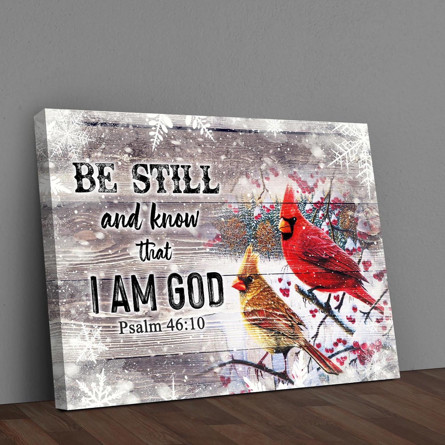 Psalm 46:10 - Be Still And Know That I Am God Sign VI Style 1 - Image by Tailored Canvases
