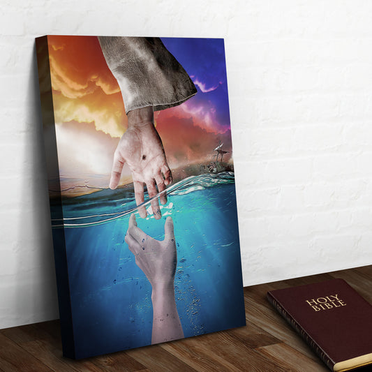 Hand Of God Canvas Wall Art - Image by Tailored Canvases