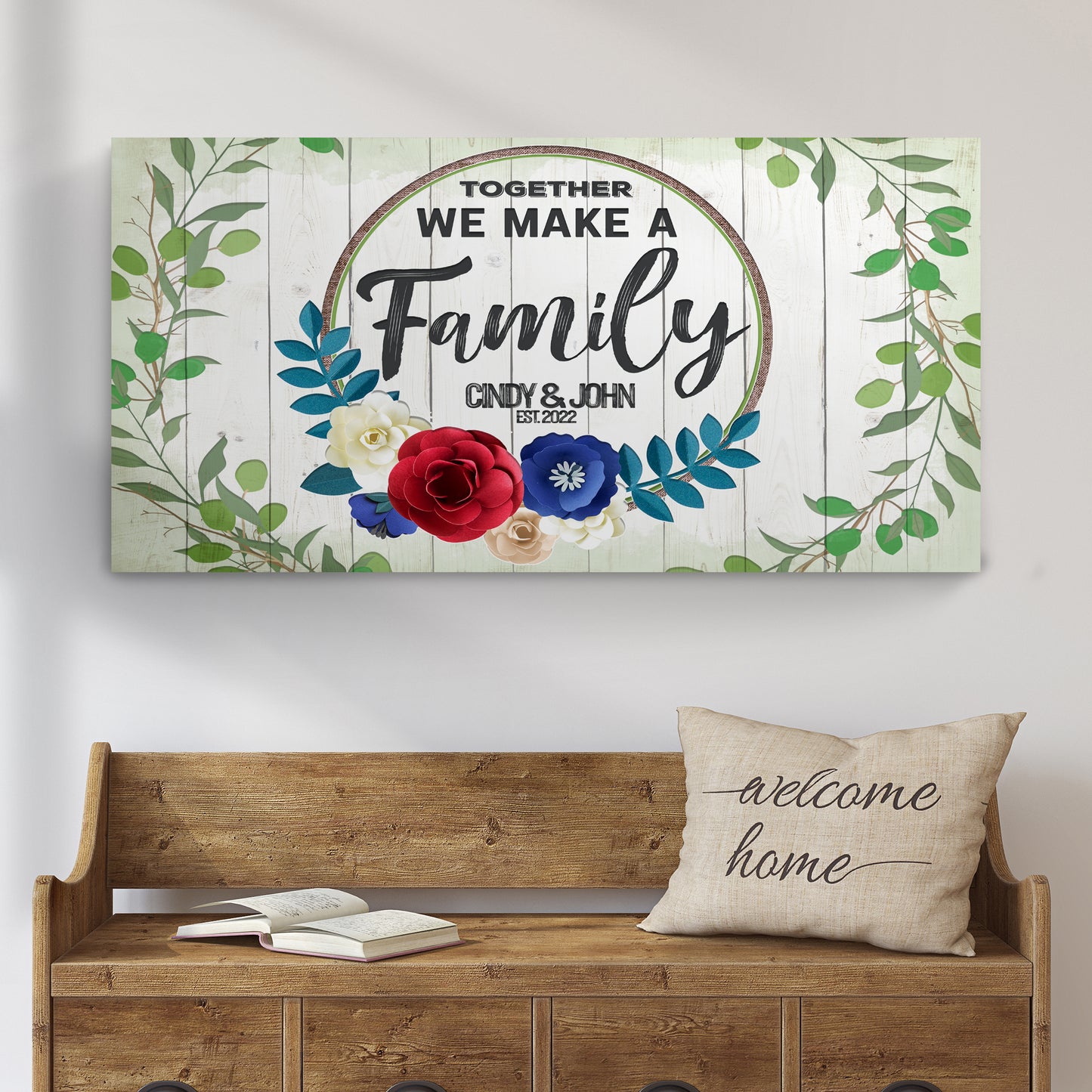 Together We Make A Family Sign - Image by Tailored Canvases