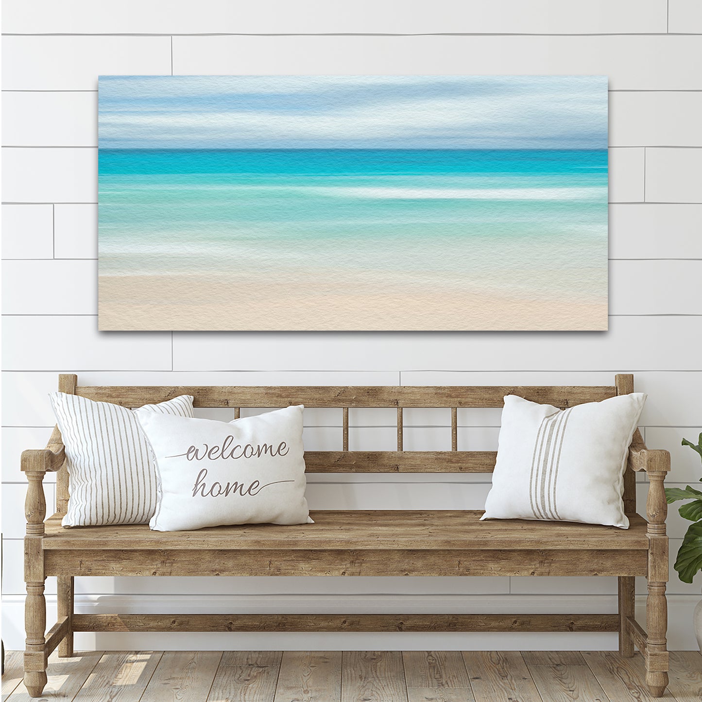 Beach Abstract Canvas Wall Art - Image by Tailored Canvases