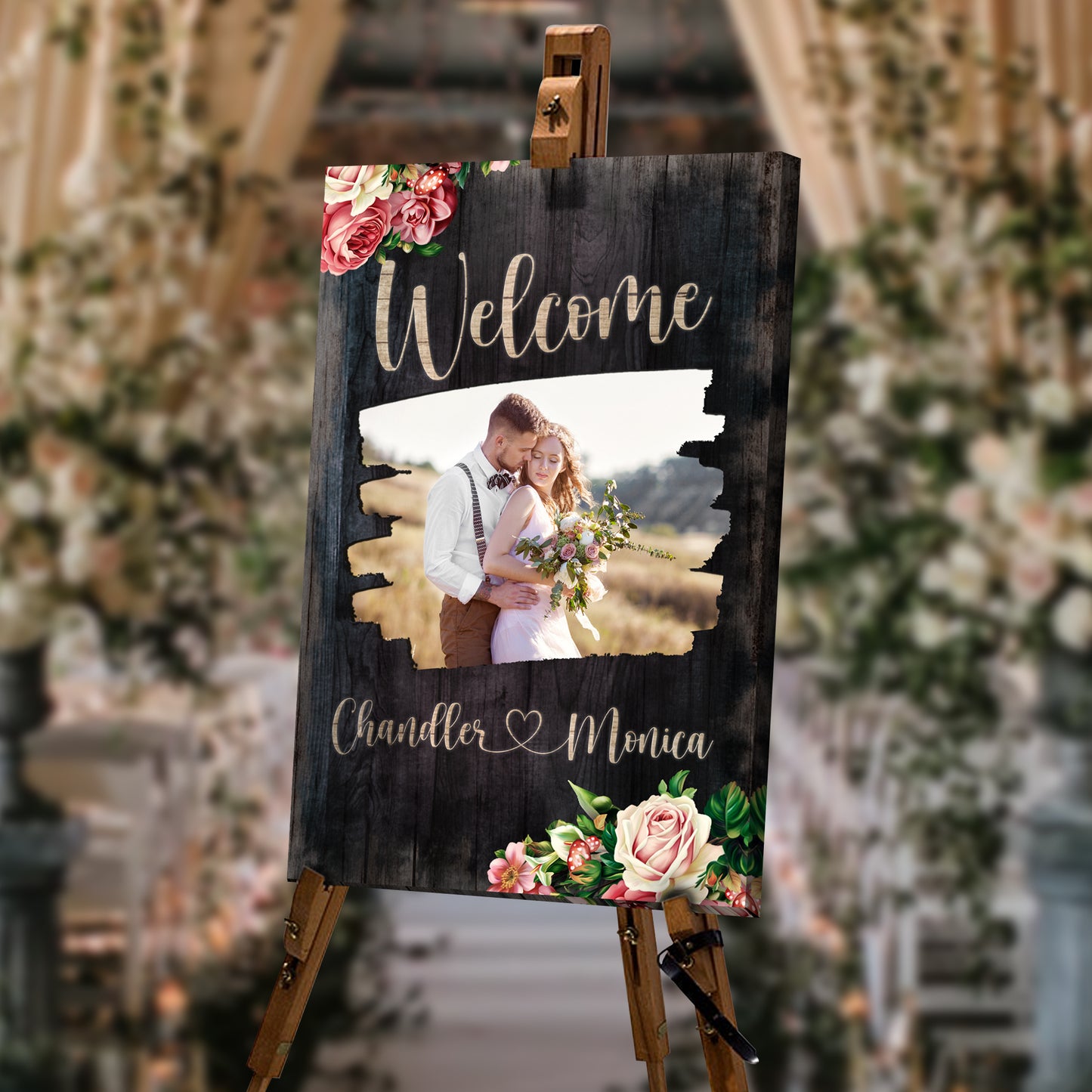 Welcome To Our Wedding Sign  - Image by Tailored Canvases
