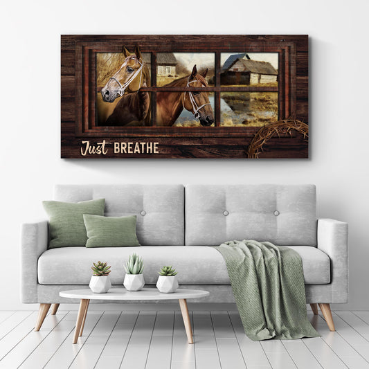 Just Breathe Sign II - Image by Tailored Canvases