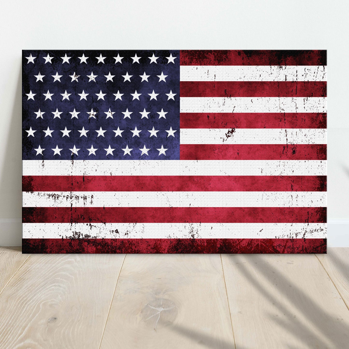 American Flag Canvas Wall Art II  - Image by Tailored Canvases