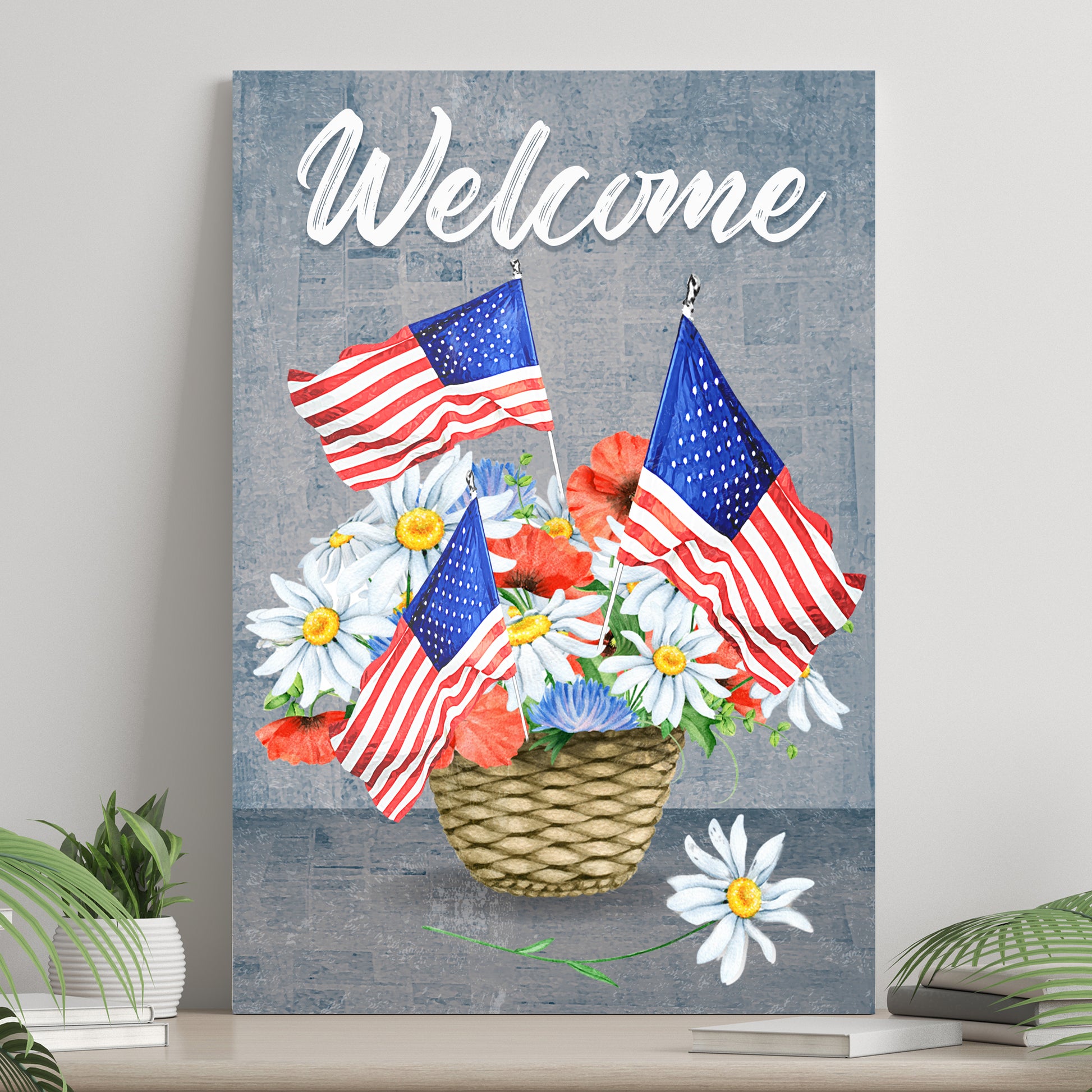 Welcome America Sign - Image by Tailored Canvases