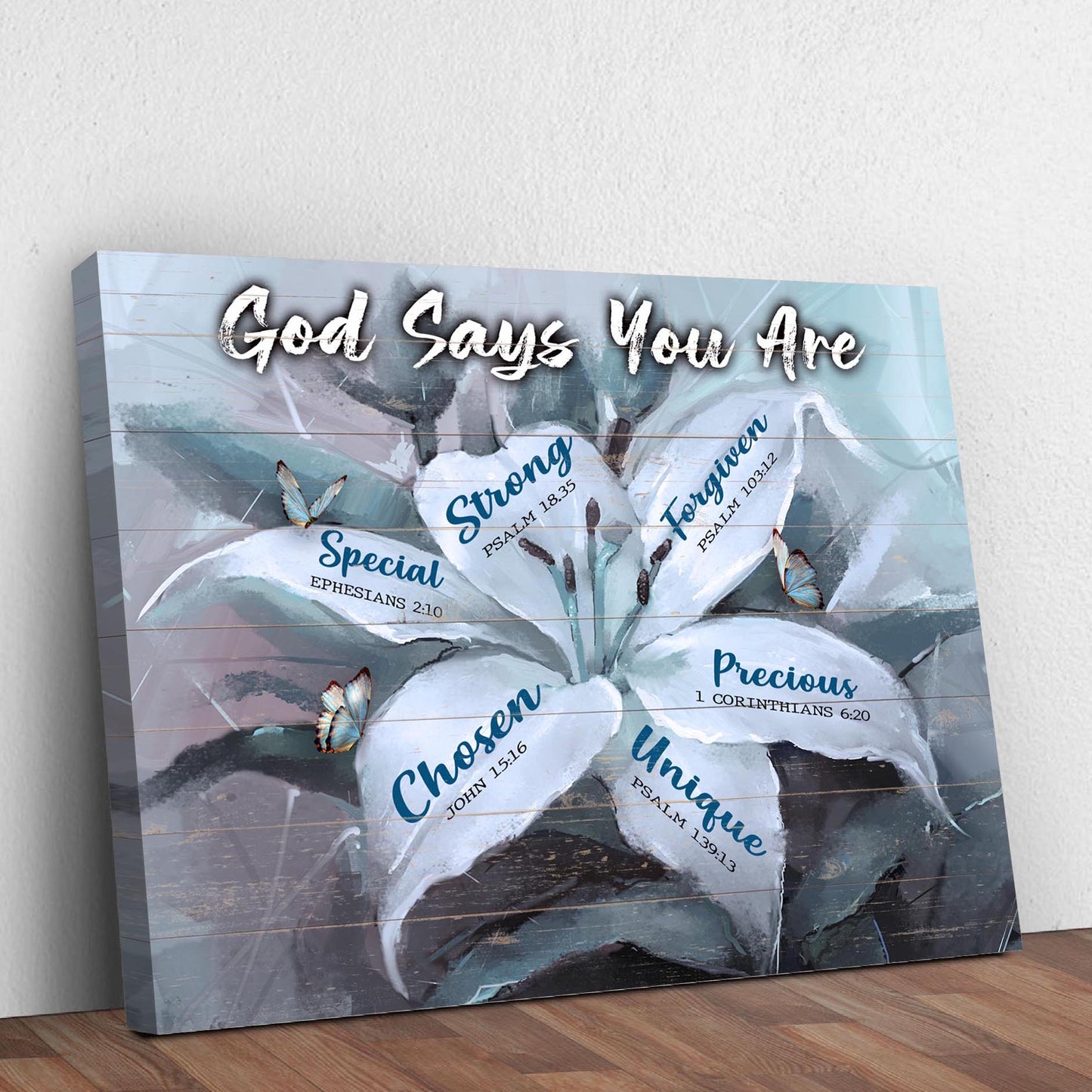 God Says You Are Sign II Style 1 - Image by Tailored Canvases