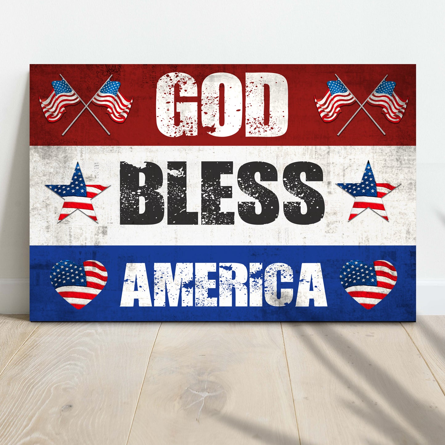 God Bless America Sign IV - Image by Tailored Canvases