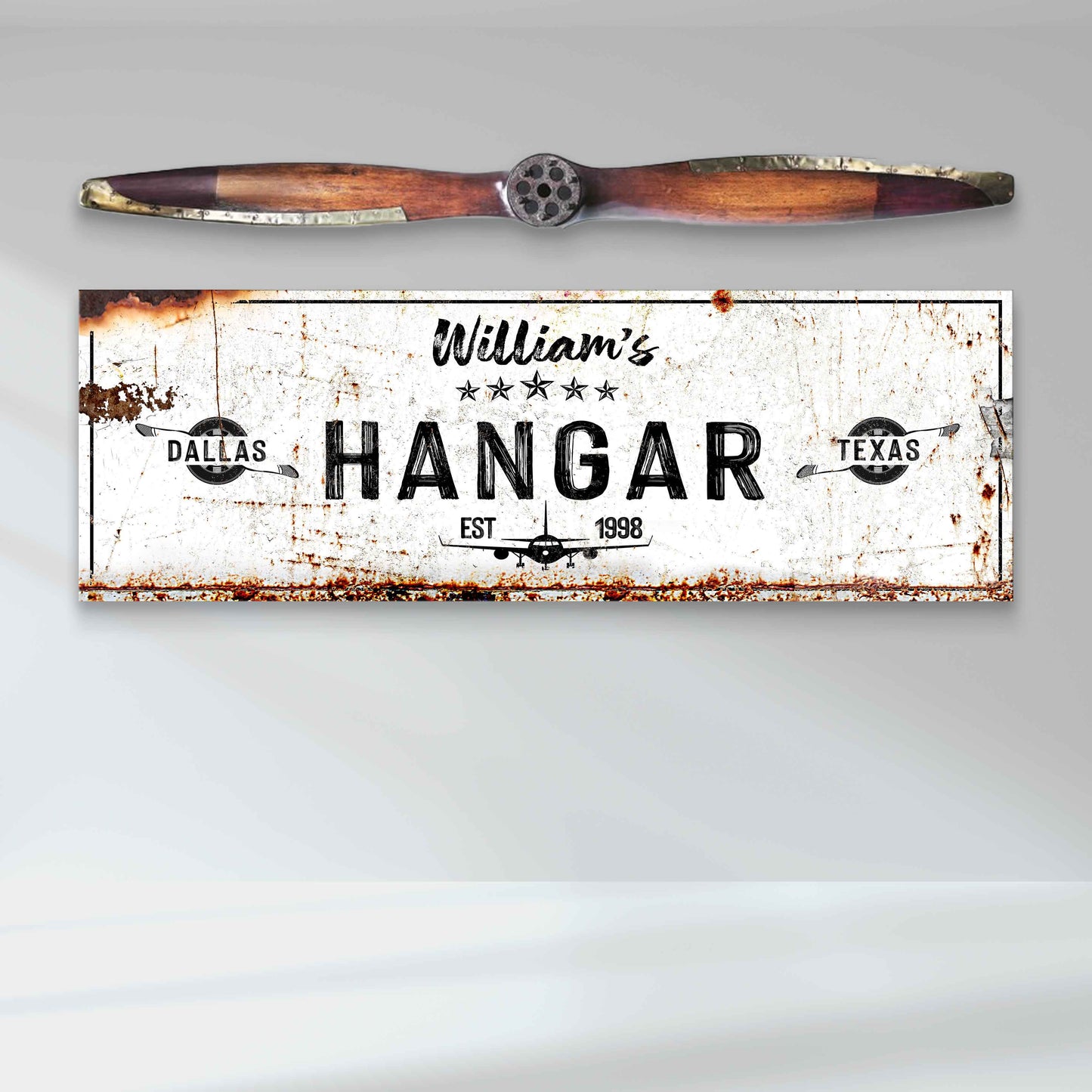 Hangar Sign II - Image by Tailored Canvases
