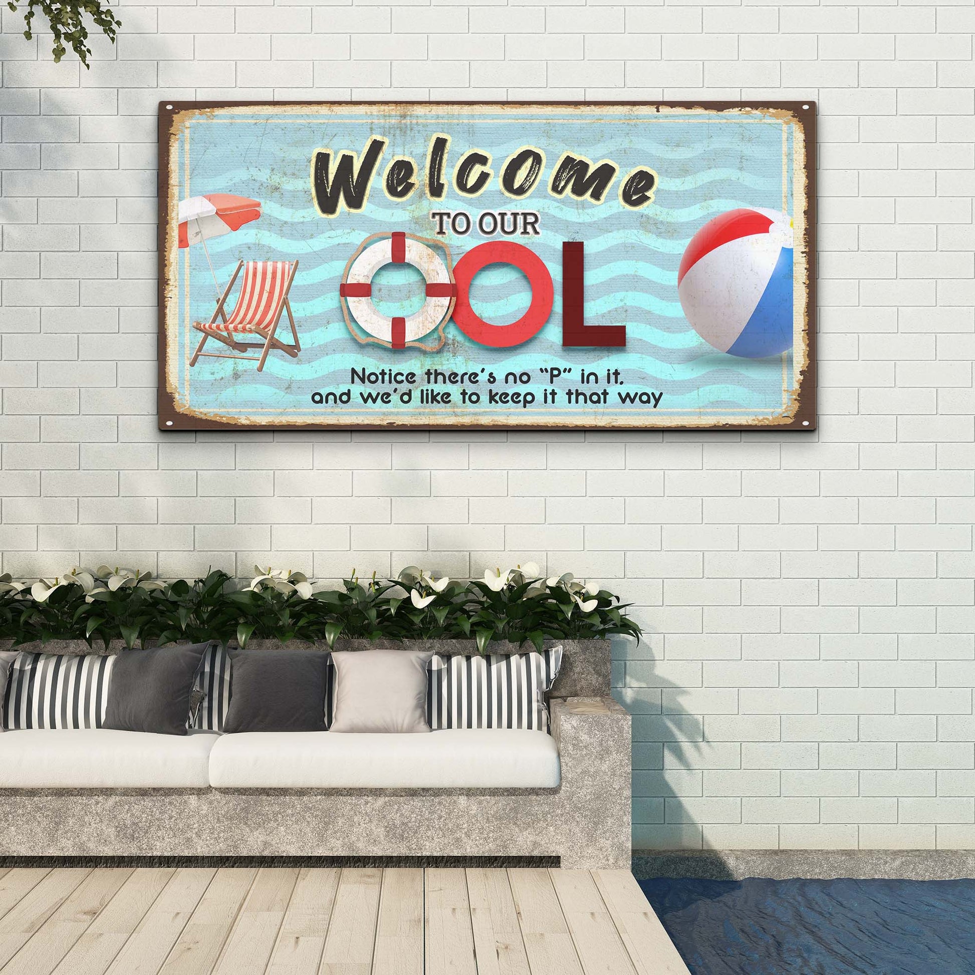 Welcome To Our Ool Sign - Image by Tailored Canvases
