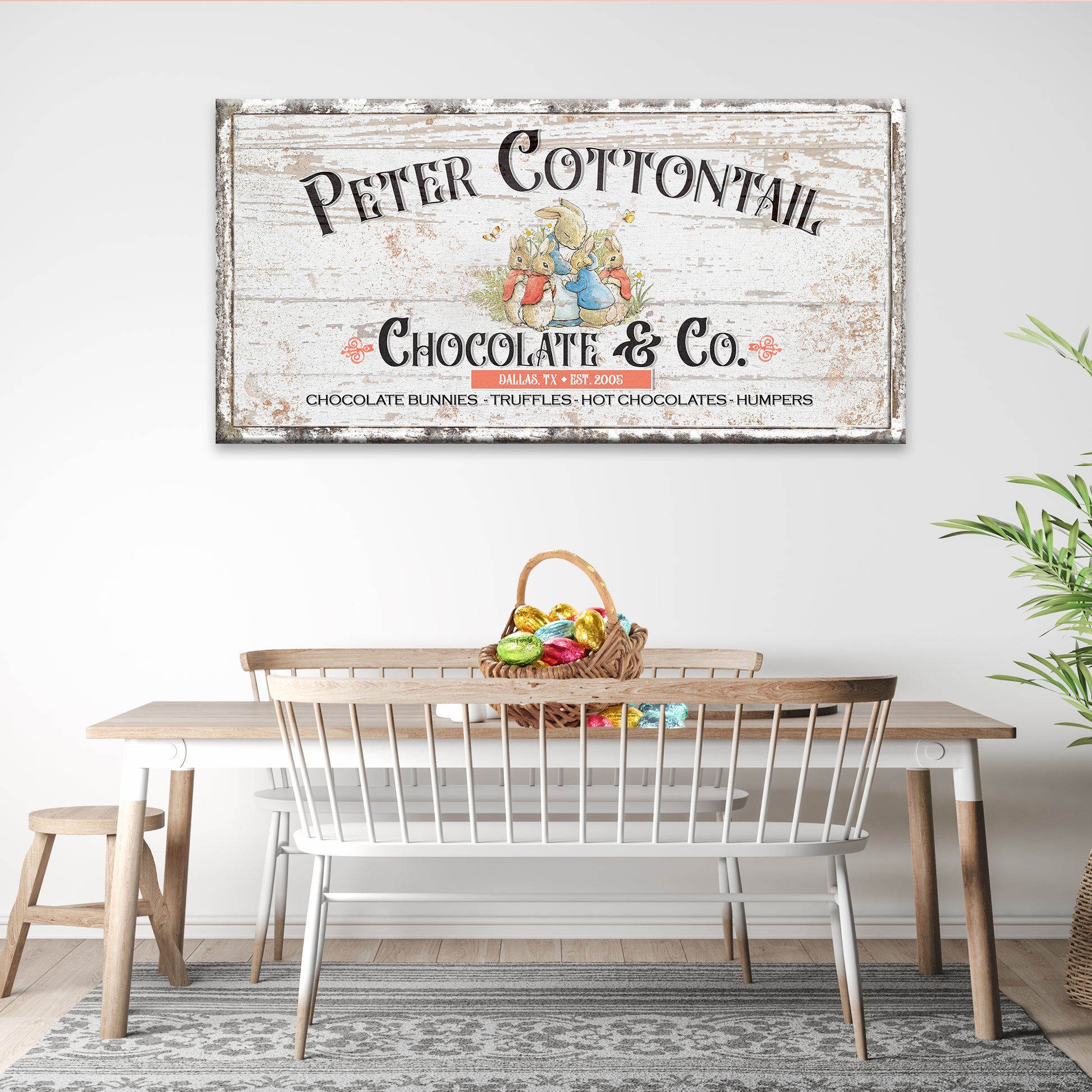 Chocolate & Co Sign - Image by Tailored Canvases